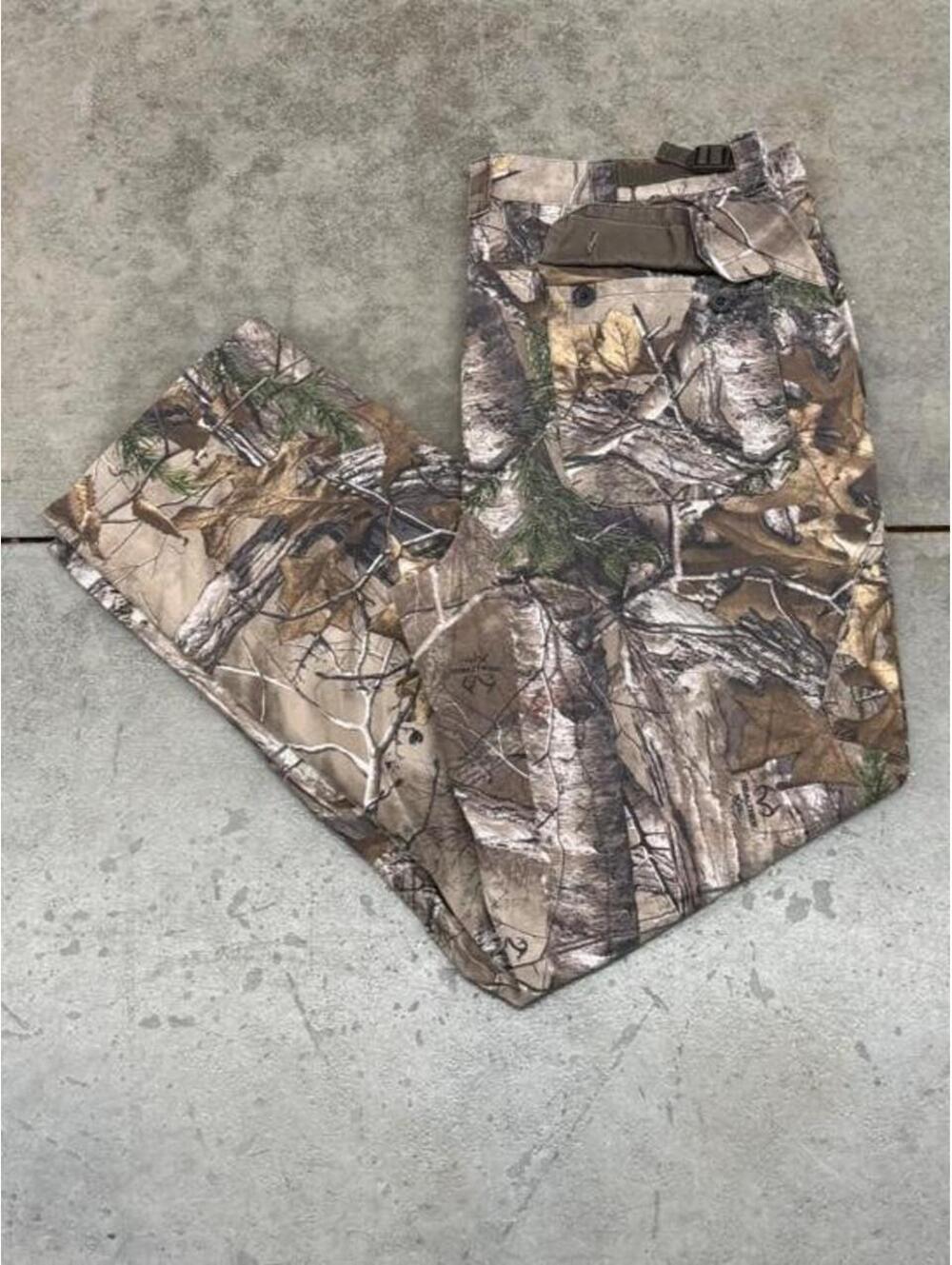 vintage realtree camo relaxed baggy fit cargo pants size 36 x 32